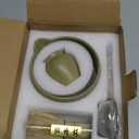 20OZ Matcha Whisk Set - 5PCS Japanese Tea Set Includes Matcha Bowl with Spout, Bamboo Whisk with Ceramic Holder, Bamboo Scoop and Sifter, Matcha Kit for Ceremony, Gift for Matcha Lovers (Matcha Green)