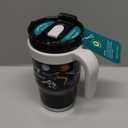 REDUCE 14 Oz Coldee Kids Tumbler with Lid and Straw - Coldee Insulated Travel Mug - Spill-Proof, Sweatproof Stainless Steel, BPA-Free - Includes Handle, Reusable Silicone Straw - Galaxy 