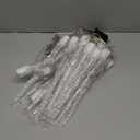 Brightown Smart Icicle Lights for Outside - 31.2ft with 20 Tubes 100 LED Color Changing Icicle Christmas Lights Decoration - APP Controlled RGB Customize Display DIY Dynamic Lighting Effect