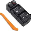 AITKEN Master Power Window Switch Front Left Door Compatible with 2005-2007 Honda Accord EX EX-L Hybrid 4-Door 2.4L 3.0L P/N 35750-SDA-A14