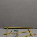 Leinuosen Metal Easel Stand 16.5" H x 8.7" W x 4.3" D Table Top Easel Stand for Display Tripod Art Picture Mirror Modern Plate Holder for Display Book Photo Wedding Sign(Gold,1 Pcs)