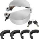 Upgrade Semi Truck Locking Fuel Cap Cover, with Two Keys, Fit for Kenworth, International, Mack, Volvo