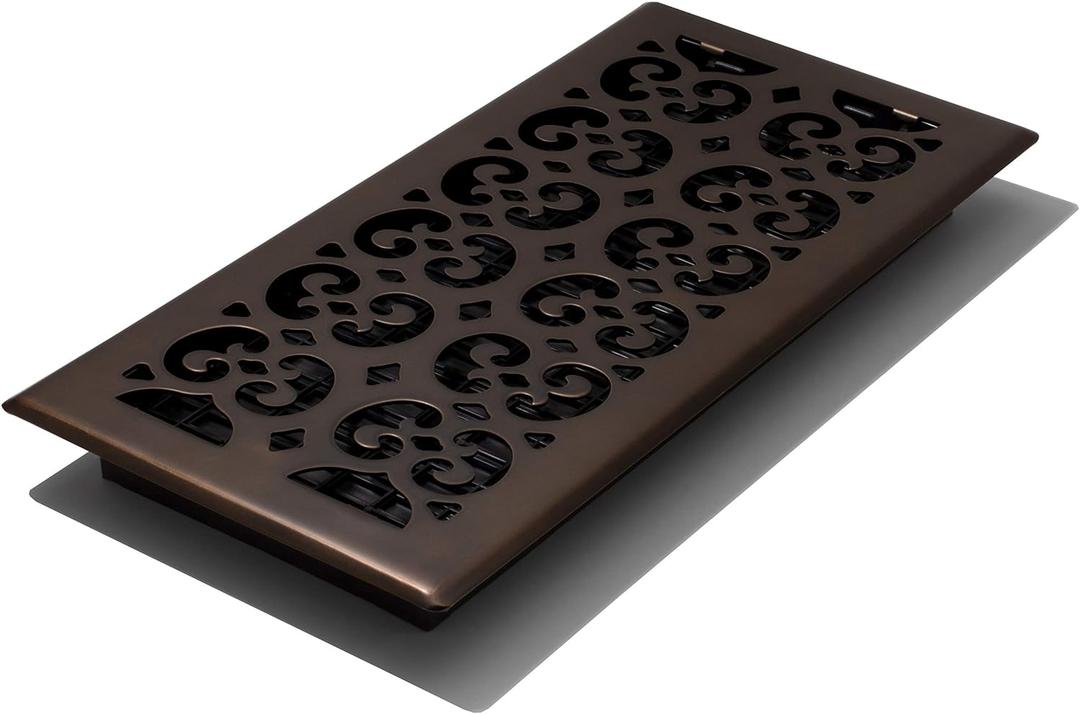 Decor Grates SPH614-RB Floor Register, 6x14, Rubbed Bronze Finish