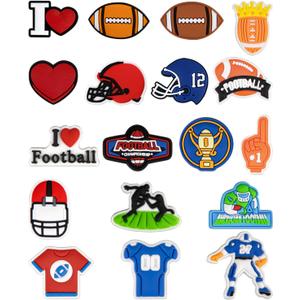 Football Decoration Charms Rugger Rugby Ball Sports Charm for Boys Kids Teens Man Gifts