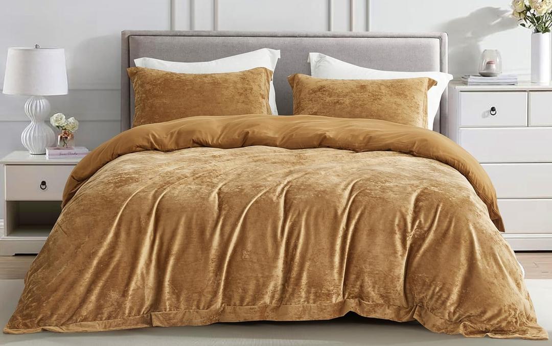 Full Size Comforter Sets- 7 Pieces Soft Terracotta Bed in a Bag with Fitted Sheet, Flat Sheet, 2 Pillow Shams, 2 Pillowcases, Warm Bedding