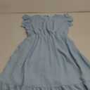 PRETTYGARDEN Women's Summer Floral Boho Maxi Dress Wrap Short Sleeve V Neck Ruffle A-Line Flowy Wedding Guest Long Dresses Large