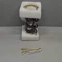 Gomakren Coffee Mugs Set of 4, 13 Ounce Stackable Coffee Mug Set with Stand, Valentine Stoneware Coffee Cup with Spoon for Coffee, Milk, Tea, Cocoa, Black