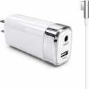 Mac Book Pro Charger 60W 45W L-Tip Mag 1 Power Adapter, Compatible with Mac Book Pro 13 inch/Mac Book Air 11-13 inch (Before Mid 2012 Models)