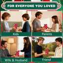 OYB 2Pcs Handmade Christmas Gift Card Booklet, Handmade ChristmasGift Card Holder Book, Christmas Money Holder Envelope Booklet, DIY XmasGift,Holiday Party Christmas Gifts Card Book Supplies (A)