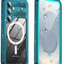 for Samsung Galaxy S25+ Plus Waterproof Case, [Fit for Magsafe] [IP68 Water Proof] [Built-in Screen Protector], Magnetic Heavy Duty Military Grade Rugged Phone Case for S 25+ Plus 6.7", Teal