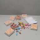 96 Pcs Capybara Gifts Bulk,4-in-1 Ballpoint Pens,Stickers,Notepads,Organza Bulk Gifts Set for Teachers School Office Party Favor Supplies