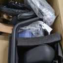 AWWSCOOTER C1 Electric Scooter with Seat for Adults, 450W Motor, 20-Mile Range, 16 MPH, Foldable Commuter E-Scooter with Basket for Grocery, Pets, and Daily Commute Classic Black