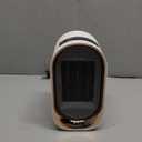 Space Heater, Portable Heater for Indoor Use, Small Electric Heaters with Overheat & Tip-Over Protection, Mini Desk Heaters for Office Bedroom Bathroom, Compact & Efficient Heating, White