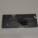 MZOO Luxury Sleep Eye Mask for Side Sleeper Men Women, Zero Eye Pressure 3D Sleeping Mask, Light Blocking Patented Design Night Blindfold, Soft Eye Shade Cover for Travel, Black