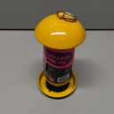 Finch Bird Feeders for Outdoors 2.5 LB Capacity Squirrel Proof Metal Tube Bird Feeders Thistle & Nyjer Seed Hanging Feeder, Yellow, 1 Pack