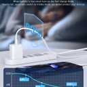 iPhone 17 16 15 Charger 10FT Fast Charging, 2 Pack 20W Type C Wall Charger Block with 10Foot Long USB C to C Cable for iPhone 17/17 Pro/17 Pro Max/Air/16/16 Pro Max/15/15 Pro Max/Plus, iPad, AirPods (White)