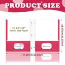 Folders with Pockets,IntoJoy 50 Pack Two Pocket Folders Business Card Holder Paper Folders with Prongs for School Office Filing Cabinet Resume Portfolio (Magenta)