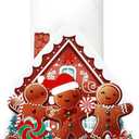 Yookeer Christmas Paper Towel Holder Gingerbread Candy Christmas Tree Towels Paper Holder for Kitchen Countertop Bathroom Home Farmhouse Replaceable Xmas Tree Decor Indoor