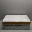 AmazonCommercial 2-Ply Soft, Absorbent Centerpull Paper Towels Compatible with Universal Dispensers, FSC Certified, 7.6 x 9 in, 6 Rolls, 600 Towels per Roll