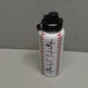 Baseball Water Bottle 32oz Stainless Steel Insulated Bottle for Men, Women, Sports Lovers - Baseball Gifts for Birthday, Christmas