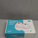 Paruu Hands Free Breast Pump P16, Wearable Breast Pump Electric Portable with 4 Modes & 12 Levels, Max 309mmHg Strong Suction 19/21/24mm Flange Inserts Wearable Breastfeeding Pump, 2 Pack White