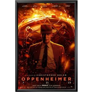 SnapeZo Black Movie Poster Frame 27x40 Inches, 1.2 Inch Aluminum Profile, Front-Loading Snap Frame, Wall Mounting, Premium Series