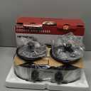 Double Slow Cooker, Buffet Servers and Warmers, Dual 2 Pot Slow Cooker Food Warmer, Adjustable Temp Dishwasher Safe Removable Ceramic Pot Glass Lid, 2 x 1.25 QT Portable Small Crock Cooker (Silver)