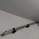 Brushed Nickel Double Curtain Rods 72 to 144 Inches (6-12 Feet),1-Inches Front and 5/8 Inches Back Adjustable End Cap Double Window Drapery Rod for Drapes and Curtains