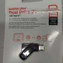 SanDisk 256GB Ultra Dual Drive Go USB Type-C Flash Drive, Black - SDDDC3-256G-GAM46​