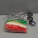 YONTUS 9 Inches Blow up Christmas Ornaments, Inflatable Christmas Balls Outdoor, Christmas Decorations for Porch (8 Pcs)