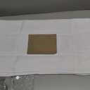 White Curtains 25X30 Inch Length, Faux Linen Textured Small Cafe Curtain, Light Filtering Short Curtains for Bathroom Curtain Window, 2PCS