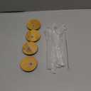 4 Pack Bamboo Lids For Glass Cups,Cymuber Reusable Wooden Lids for Glass Cups,Fit for 2.36 inch/60mm Internal Diameter Airtight Regular Mouth with Canning Lids for Drinking jars, Beer Glasses,Soda Can