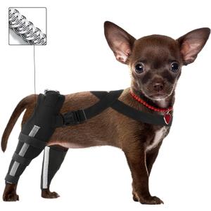 Double Dog Leg Braces for Back Leg for Support,Double Dog Knee Brace for Torn Acl Hind Leg,Dog Acl Brace Hind Leg,Dog Brace for Acl Tear Back Leg,Knee Brace for Dogs Back Leg,Extra Small