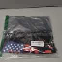 Wlen 4th of July Shirts for Women USA T-Shirt American Flag Patriotic Tee Tops (Black, L)