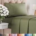 Twin XL Size 3 Piece Sheet Set - Comfy Breathable & Cooling Bed Sheets Set - Hotel Luxury Bedding for Women, Men, Kids, Teens, Boys & Girls - Deep Pockets, Soft, Wrinkle Free - Oeko-Tex - Sage Green