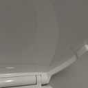 KOHLER 20111-0 Brevia, Slow Close Toilet Seat, Round Toilet Seat, Grip-Tight Bumpers Quick-Attach Hardware, White