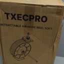 Retractable Air Hose Reel, 1/4 IN x 45 FT Hybrid Air Hose Max 300 PSI, Air compressor hose reel with 5 ft Lead in, Ceiling/Wall Mounted air hose reel,Heavy Duty air tool