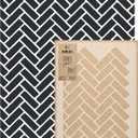 NAKLEO Wall Painting Stencil Large Size, 23,2x37,4 Herringbone Brick Chevron Reusable Plastic Template, Geometric Pattern Wallpaper, DIY Home Decor Craft Wood Floor Furniture