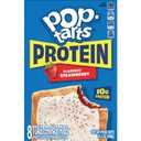 Pop-Tarts Protein Toaster Pastries, 10g Protein, Slammin' Strawberry, 14.3oz Box (8 Pop-Tarts)