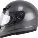 TCMT Full Face Motorcycle Helmet for Adults Men Women, Lightweight Polycarbonate Street Bike Dirt Bike Helmet with Anti-Scratch Mirror Shield and Removable Liner, DOT Approved, XF270204-S