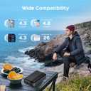 5v/2a Heated Vest Battery Pack 10000mah Power Bank for Heating Vests Jackets Coats Hoodies USB Battery for Electric Vest Jacket for Men for Women (Not Compatible with 7.4V Heated Clothing)