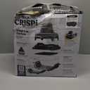 Ninja Crispi 4-in-1 Portable Glass Air Fryer Cooking System, 1500W, 4QT & 6-Cup TempWare Glass Containers with Storage Lids, Microwave, Freezer & Dishwasher Safe, Cyberspace Gray, FN101GY