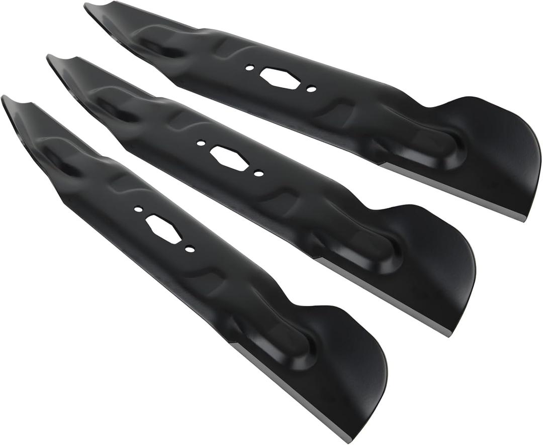 3 Pack High-Lift Mower Blades for 54" Decks - Compatible with Cub Cad et ZT1-54, ZT2-54, XT1-GT54, XT2-ST54 - Replaces 742P05086, 742-05086