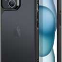 ESR for iPhone 15 Case, Military-Grade Protection with Shock-Absorbing Corners, Scratch-Resistant and Anti-Yellowing Acrylic Back, Slim Protective Phone Case, Air-Armor Series, Frosted Black