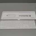 seenda Wireless Bluetooth Keyboard and Mouse Combo, SKM64-3 Rechargeable Slim Quiet Keyboard Mouse, 3 Multi-Device Connection, Compatible for Windows, Mac, MacBook, iPad, Tablet, White Silver