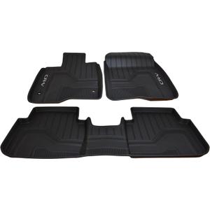 Honda 08P17-3A0-110A All-Season Floor Mat Set for CR-V  OEM Front & Rear Interior Mats, 3-Piece Set
