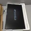 SANSUI 22 Inch 120Hz Monitor, FHD Computer Monitor 4000:1 Contrast Ratio with Adaptive Sync, HDR 100% sRGB, HDMI x 2, VESA Mount, Eye Care for Home/Office (ES-22X3AH, One HDMI Cable Included). (Black)