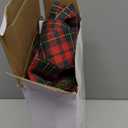 Yinkin 16 Pcs Christmas Cabinet Ribbon Bows 10 x 87 Inch Buffalo Plaid Door Ribbons and Bows Decoration Modern Christmas Decor for Xmas Holiday Kitchen Wall Home Furniture (Red, Green)