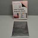 Stone City Printable Magnetic Sheets Make Refrigerator Photo Magnet Glossy Print Paper 12mil Thickness for Inkjet Printers 8.5x 11 Inches 12 Sheets