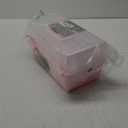 Creahaus 13 inch Art Craft Organizer Storage Box with 3 Layer, Multipurpose Plastic Tool Box with Handle for Sewing, Art Supply, Medicine, Nail, Hair Accessories (Pink)